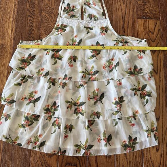 Y2K Vintage Abercrombie & Fitch Women's Medium Shirt Cami Babydoll Fairy Sheer - Picture 10 of 12